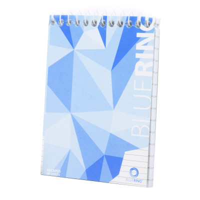 Jegyzettömb spirálozott, A7, 80lap, Bluering® vonalas
