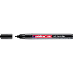 Lakkmarker 1-2mm, kerek Edding 791 fekete