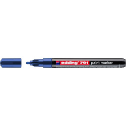 Lakkmarker 1-2mm, kerek Edding 791 kék