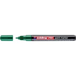Lakkmarker 1-2mm, kerek Edding 791 zöld