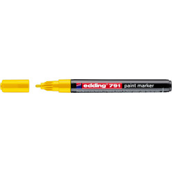Lakkmarker 1-2mm, kerek Edding 791 sárga