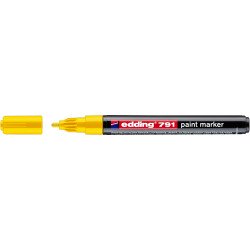 Lakkmarker 1-2mm, kerek Edding 791 sárga