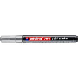 Lakkmarker 1-2mm, kerek Edding 791 ezüst Író- irodaszer, papíráru Edding