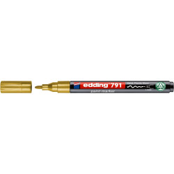 Lakkmarker 1-2mm, kerek Edding 791 arany