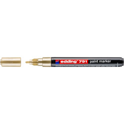 Lakkmarker 1-2mm, kerek Edding 791 arany