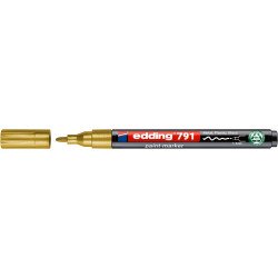Lakkmarker 1-2mm, kerek Edding 791 arany