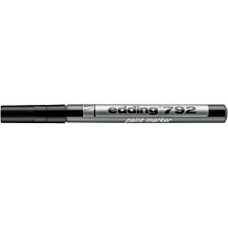 Lakkmarker 0,8mm, kerek Edding 792 fekete Író- irodaszer, papíráru Edding