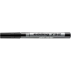 Lakkmarker 0,8mm, kerek Edding 792 fekete Író- irodaszer, papíráru Edding