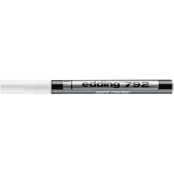 Lakkmarker 0,8mm, kerek Edding 792 fehér Író- irodaszer, papíráru Edding