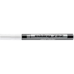 Lakkmarker 0,8mm, kerek Edding 792 fehér Író- irodaszer, papíráru Edding