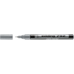 Lakkmarker 0,8mm, kerek Edding 792 ezüst