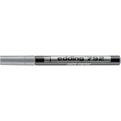Lakkmarker 0,8mm, kerek Edding 792 ezüst Író- irodaszer, papíráru Edding