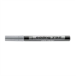 Lakkmarker 0,8mm, kerek Edding 792 ezüst