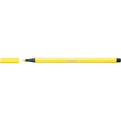 Rostirón, filctoll 1mm, M STABILO Pen 68 citromsárga Filctoll Stabilo