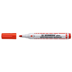 Táblamarker 2,5-3,5mm, kerek hegyű, Stabilo Plan 641/40 piros Író- irodaszer, papíráru Stabilo