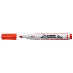 Táblamarker 2,5-3,5mm, kerek hegyű, Stabilo Plan 641/40 piros Író- irodaszer, papíráru Stabilo