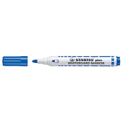 Táblamarker 2,5-3,5mm, kerek hegyű, Stabilo Plan 641/41 kék Író- irodaszer, papíráru Stabilo