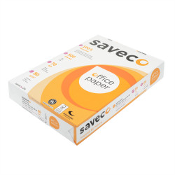Másolópapír A4, 80g, újrahasznosított ISO 70 fehérségű Saveco Orange Label 500ív/csomag Író- irodaszer, papíráru Saveco