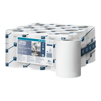 Kéztörlő 2 rétegű belsőmagos átmérő: 12,7 cm 200 lap/67 m/tekercs 9 tekercs/karton Advanced Reflex™ M3 Tork_473474 fehér