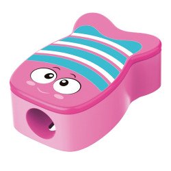 Hegyező 1 lyukú 72 db/display Keyroad Funnyfish vegyes színek