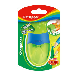 Hegyező 2 lyukú tartályos Keyroad Mellow vegyes színek Hegyező Keyroad