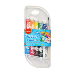 Tempera készlet 10 ml. 10 db/bliszter Keyroad vegyes színek Író- irodaszer, papíráru Keyroad