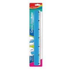 Vonalzó 30 cm, fém skálával Keyroad Colour Bar vegyes színek Író- irodaszer, papíráru Keyroad