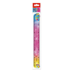Vonalzó 30 cm, flexibilis Keyroad Flex Draw színátmenetes