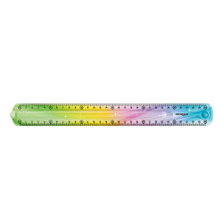 Vonalzó 30 cm, flexibilis Keyroad Flex Draw színátmenetes
