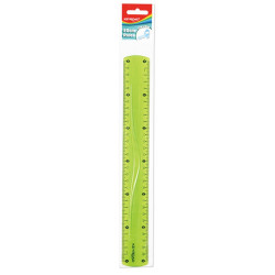 Vonalzó 30 cm, flexibilis Keyroad vegyes színek