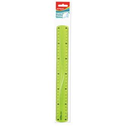 Vonalzó 30 cm, flexibilis Keyroad vegyes színek