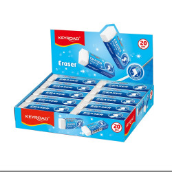 Radír, PVC 20 db/display Keyroad