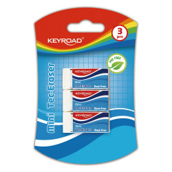 Radír, PVC mentes 3 db/bliszter Keyroad Tec Eraser Író- irodaszer, papíráru Keyroad