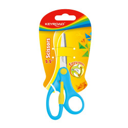 Olló 13 cm tompa fejű Keyroad For Kids vegyes színek Irodatechnika, kellékei Keyroad