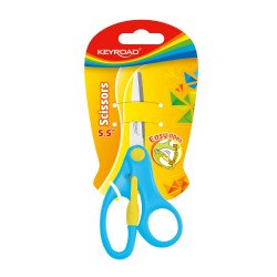 Olló 13 cm tompa fejű Keyroad For Kids vegyes színek Irodatechnika, kellékei Keyroad