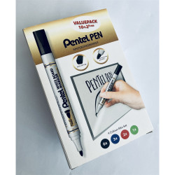 Táblamarker készlet 2mm, kerek Pentel 12 klf. szín Író- irodaszer, papíráru Pentel