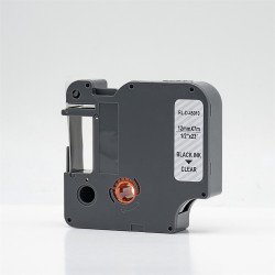 Feliratozógép szalag kompatibilis Dymo D1 S0720500/45010 12mmx7m ECO fekete/víztiszta