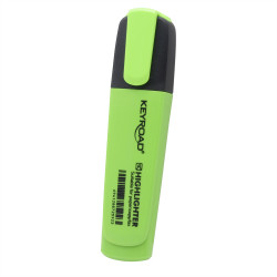Szövegkiemelő vágott hegyű, lapos test Keyroad Fluo neon zöld Író- irodaszer, papíráru Keyroad