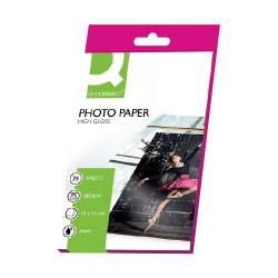 Fotópapír tintasugaras Q-Connect KF01906 10x15cm 260g 25ív fényes Q-CONNECT termék Q-connect