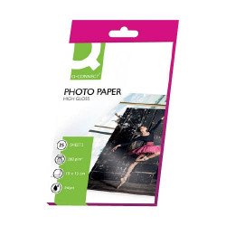Fotópapír tintasugaras Q-Connect KF01906 10x15cm 260g 25ív fényes Q-CONNECT termék Q-connect