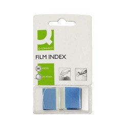 Öntapadós oldaljelölõ 25x43mm 50 címke Q-Connect kék Q-CONNECT termék Q-connect