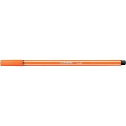 Rostirón, filctoll 1mm, M STABILO Pen 68 halvány narancssárga