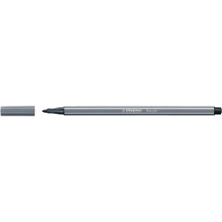 Rostirón, filctoll 1mm, M STABILO Pen 68 sötétszürke Filctoll Stabilo