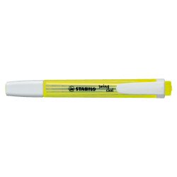 Szövegkiemelő 1-4mm, vágott hegy Stabilo Swing cool 275/24 sárga Író- irodaszer, papíráru Stabilo