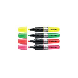 Szövegkiemelő készlet 2-5mm, vágott hegyű STABILO Luminator, 4 klf. szín Író- irodaszer, papíráru Stabilo