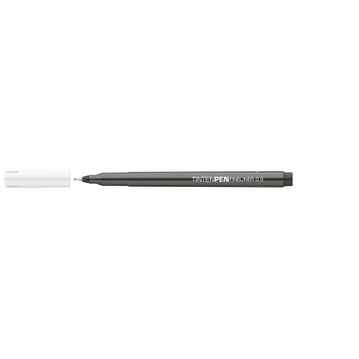 Rostirón, tűfilc vízbázisú, 0,5mm, kerek test, Tinten Pen Ico fekete