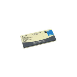 Jegyzettömb öntapadó, 50x40mm, 3x100lap, Info Notes, sárga Író- irodaszer, papíráru Info Notes