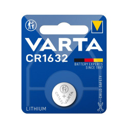 Gombelem CR1632 1db/csomag, Varta Elem, akkumulátor, töltő Varta