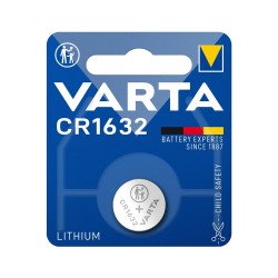 Gombelem CR1632 1db/csomag, Varta Elem, akkumulátor, töltő Varta