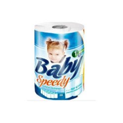 Háztartási papírtörlő kéztörlő 3 rétegű 100 lapos egyesével csomagolt Baby Speedy fehér Iroda üzemeltetés, munkavédelem Egyéb